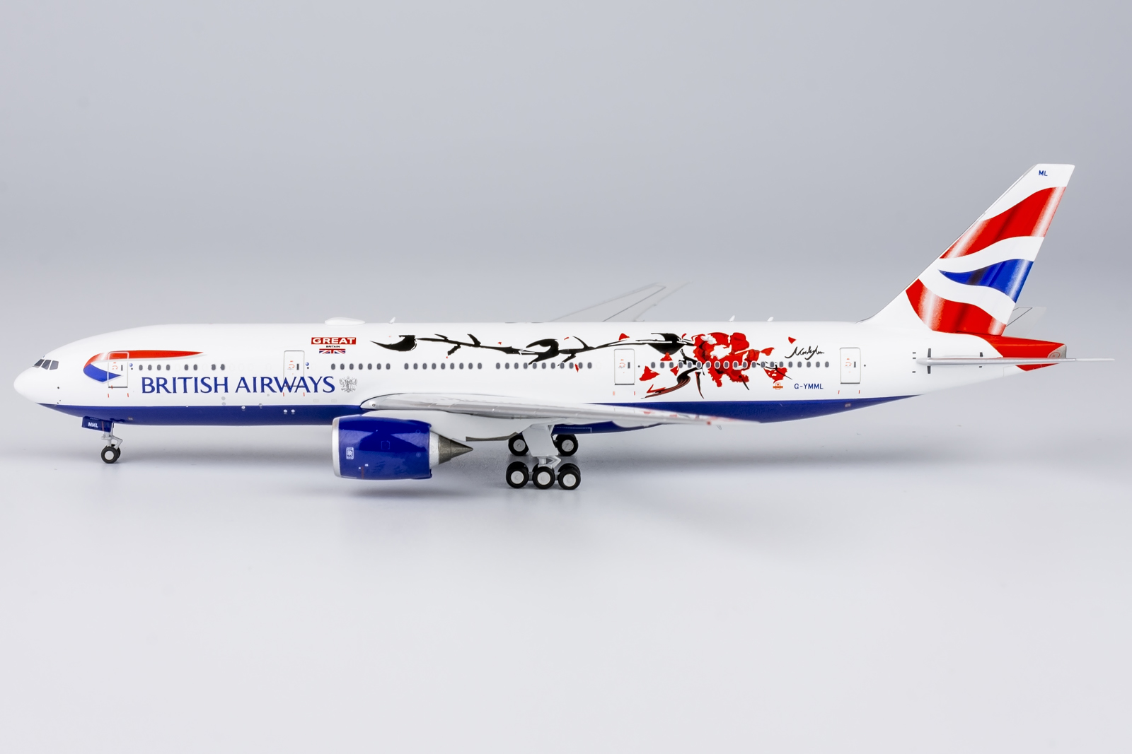NG Models 1:400 British Airways G-YMML Boeing 777-200