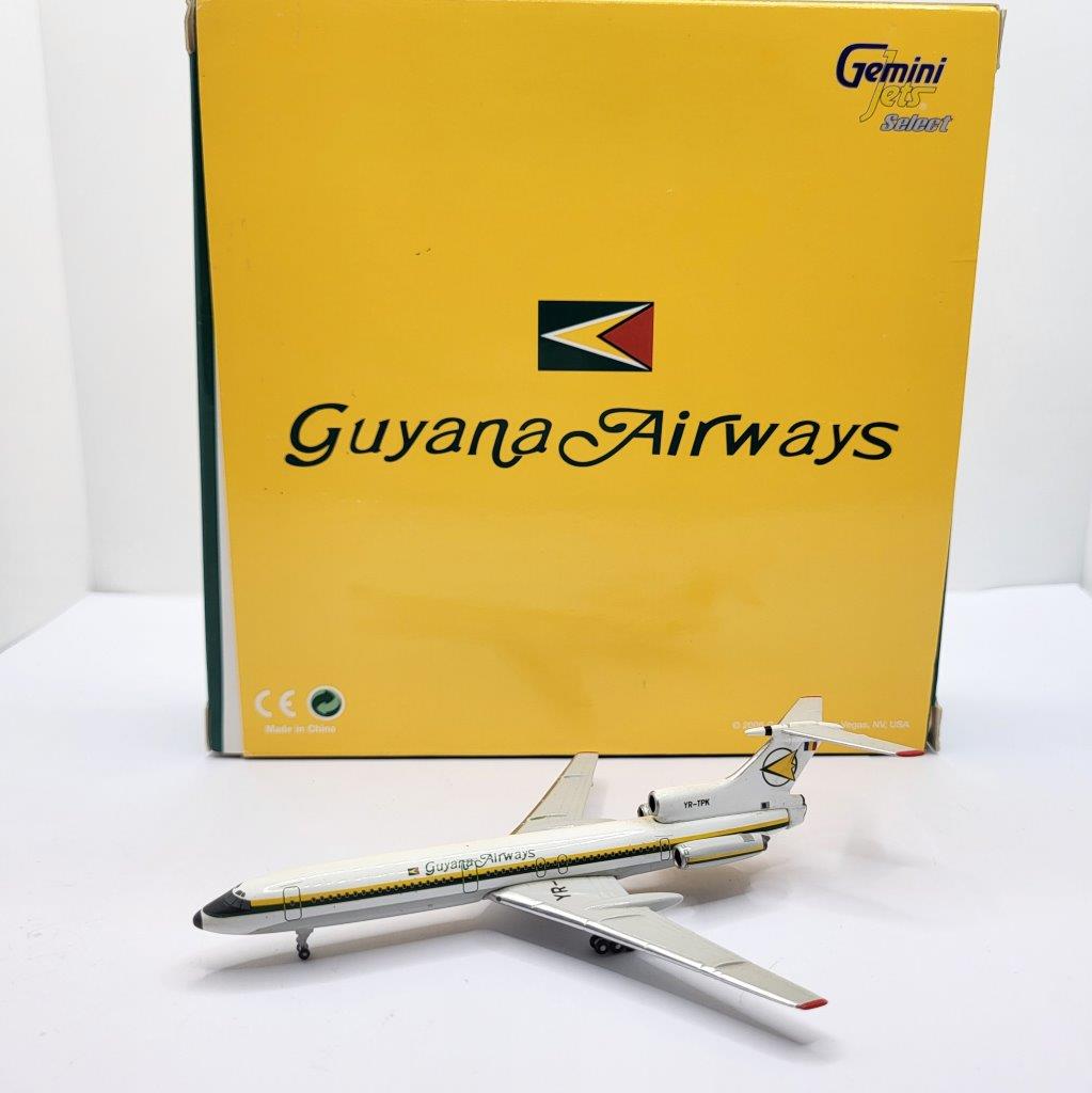 Gemini Jets 1:400 Guyana Airways YR-TPK Tupolev TU-154B-2