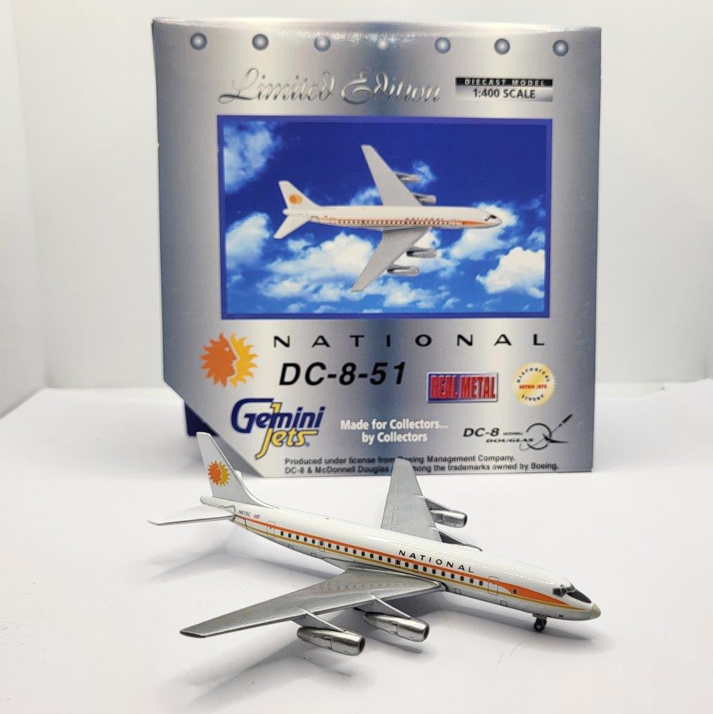Gemini 1/400 DC-8-21 Fly Eastern航空 Gemini Jets 1:400 National Airlines N875C Douglas DC-8-21
