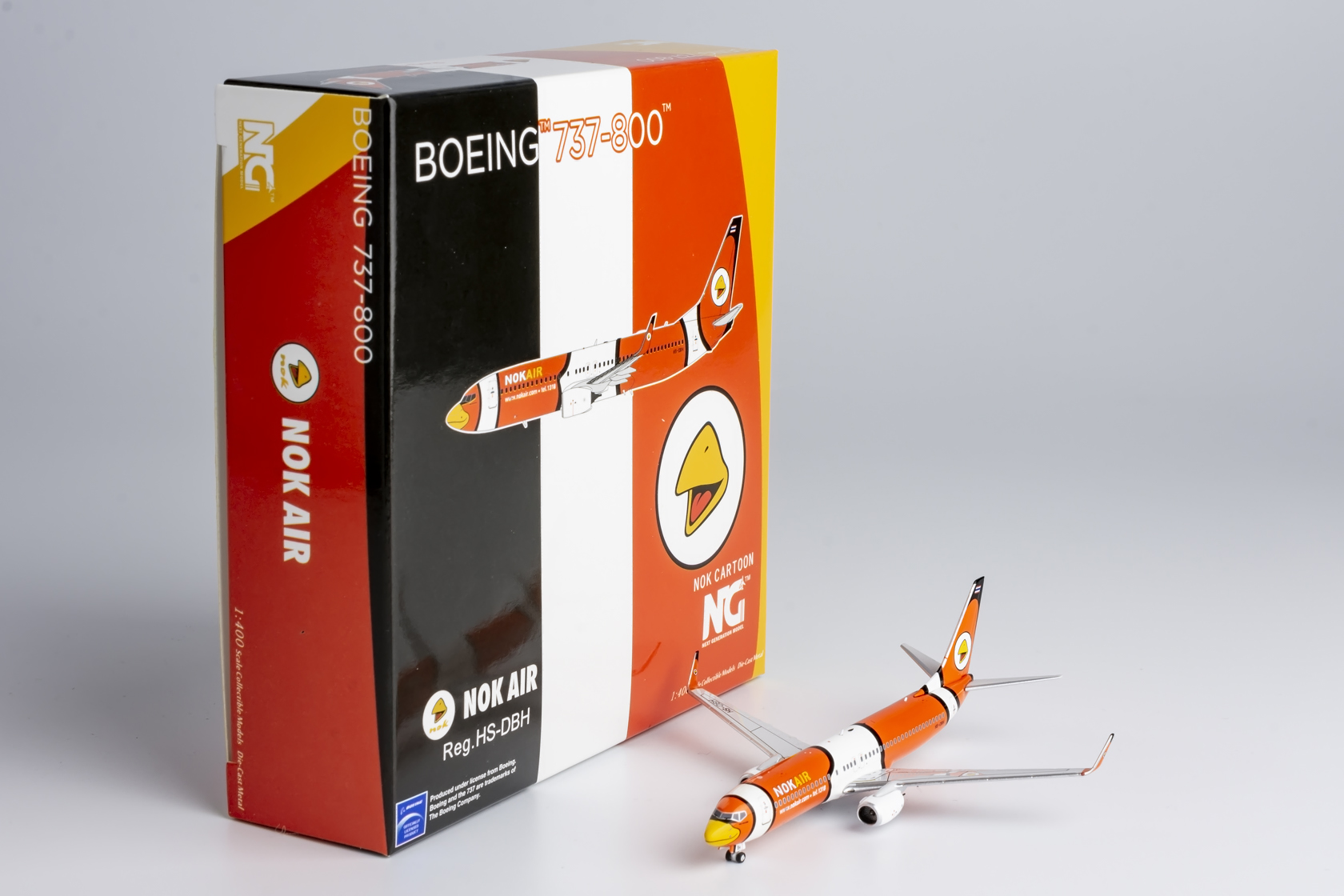 NG Models 1:400 Nok Air HS-DBH Boeing 737-800W