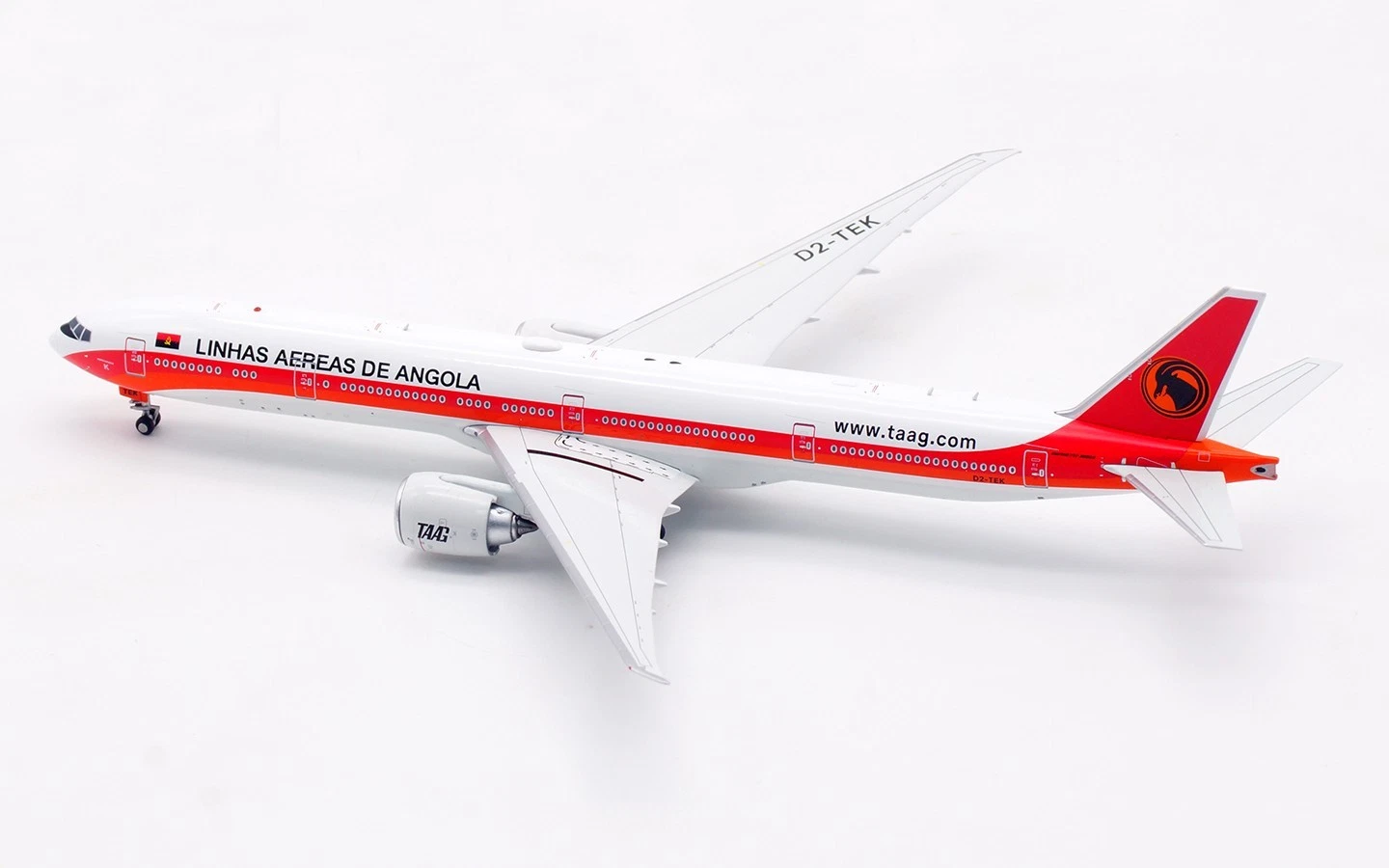 Aviation 400 1:400 TAAG Linhas Aereas De Angola Airlines D2-TEK