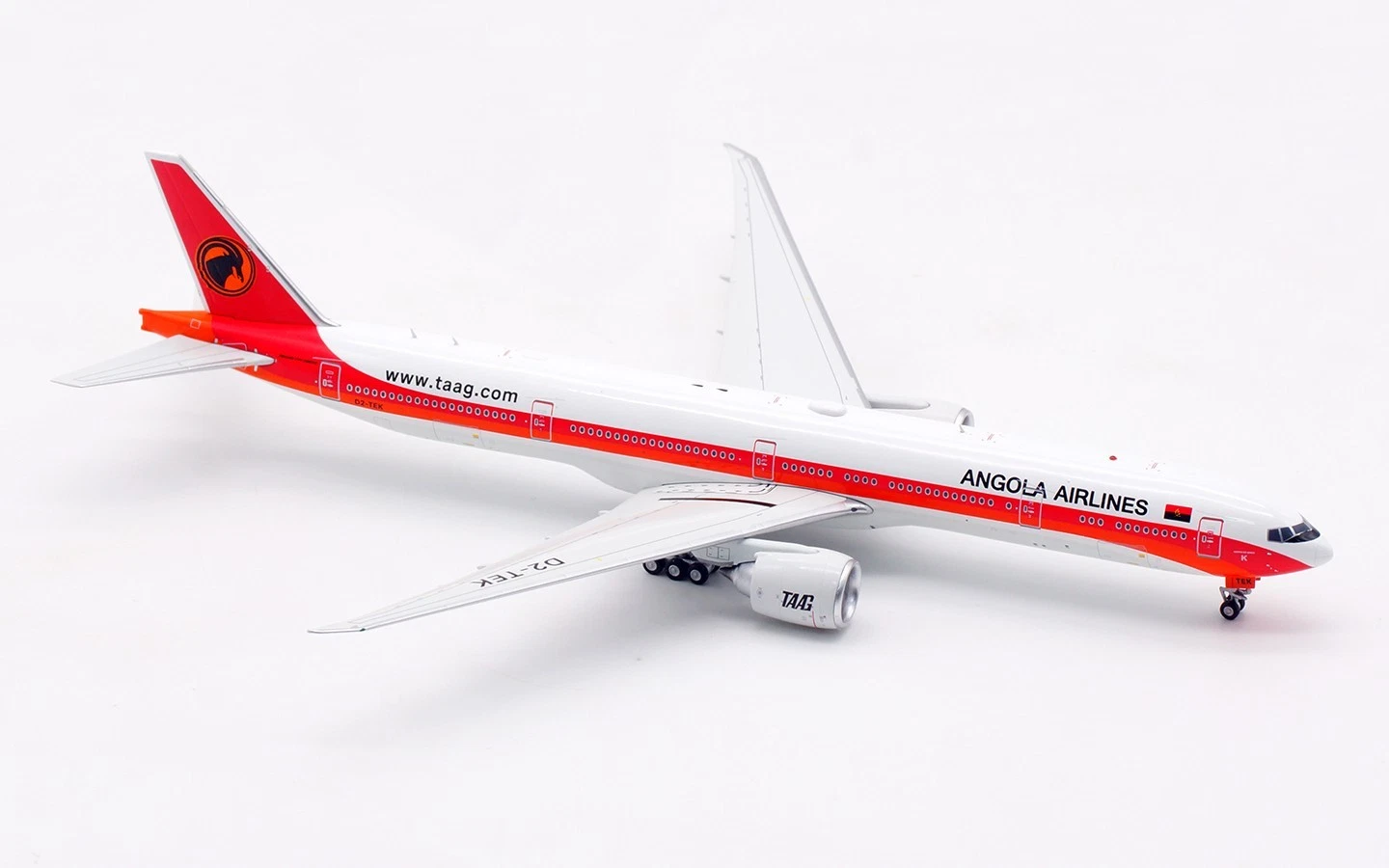 Aviation 400 1:400 TAAG Linhas Aereas De Angola Airlines D2-TEK