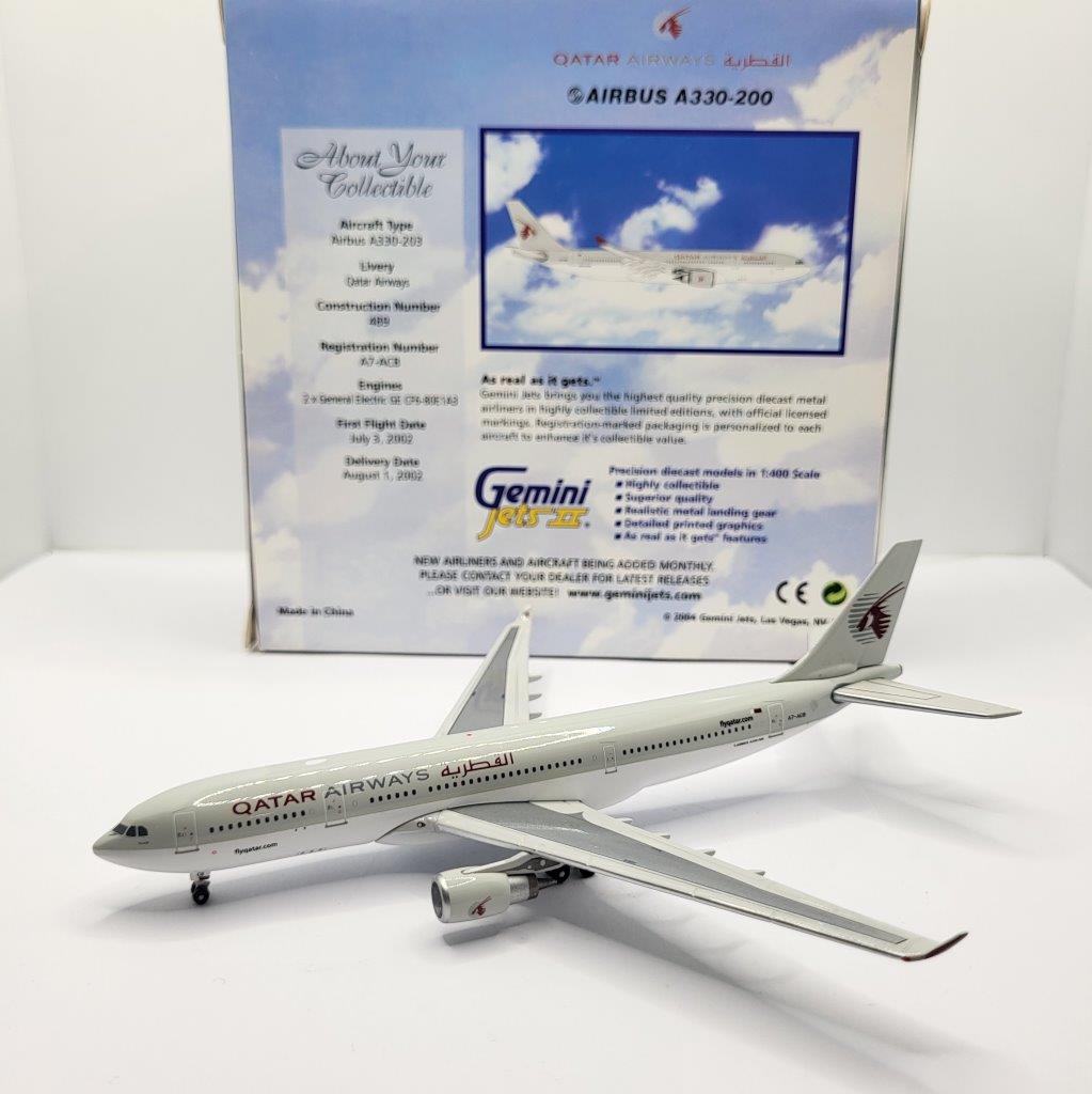 Gemini Jets 1:400 Qatar Airways A7-ACB Airbus A330-200