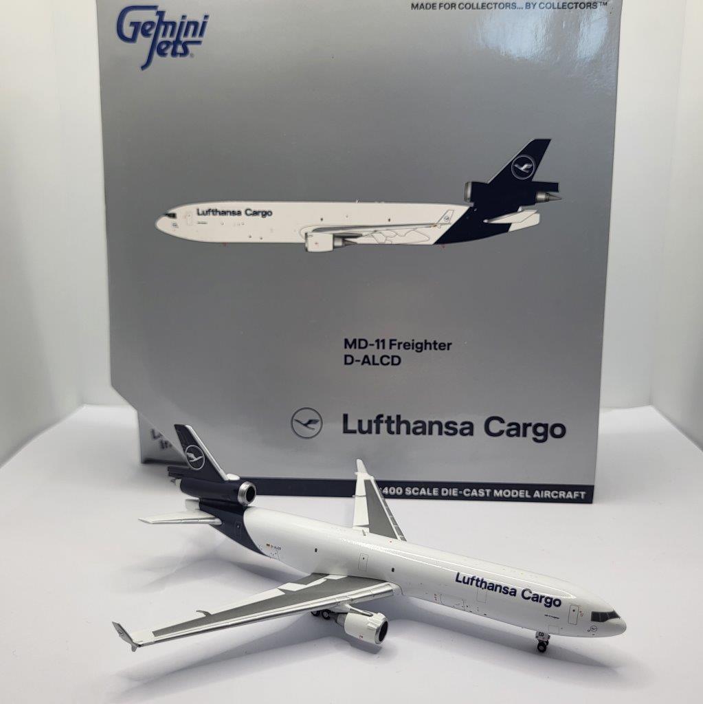 Gemini Jets 1:400 Lufthansa Cargo D-ALCD McDonnell Douglas MD-11F ...