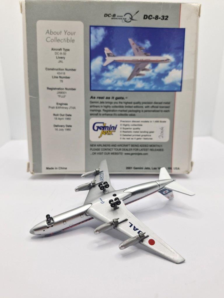 Gemini Jets 1:400 JAL Japan Airlines JA8001 McDonnell Douglas DC-8