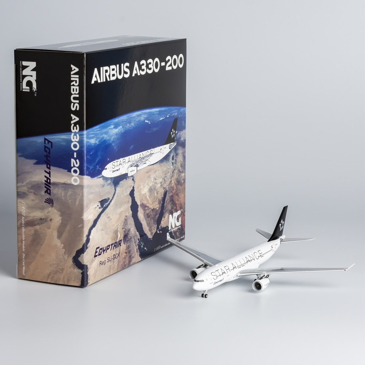 NG Models 1:400 Egyptair SU-GCK Airbus A330-200