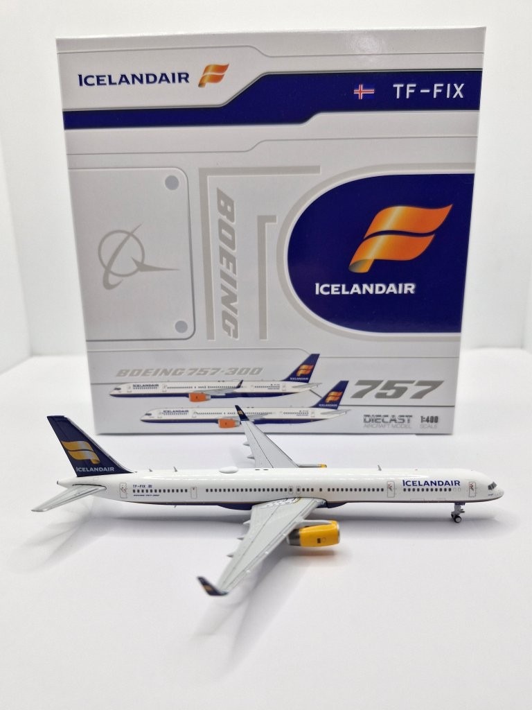 JC Wings 1:400 Icelandair TF-FIX Boeing 757-300W - Image 2