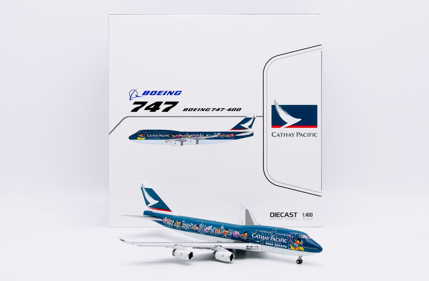 JC Wings 1:400 Cathay Pacific B-HOX Boeing 747-400