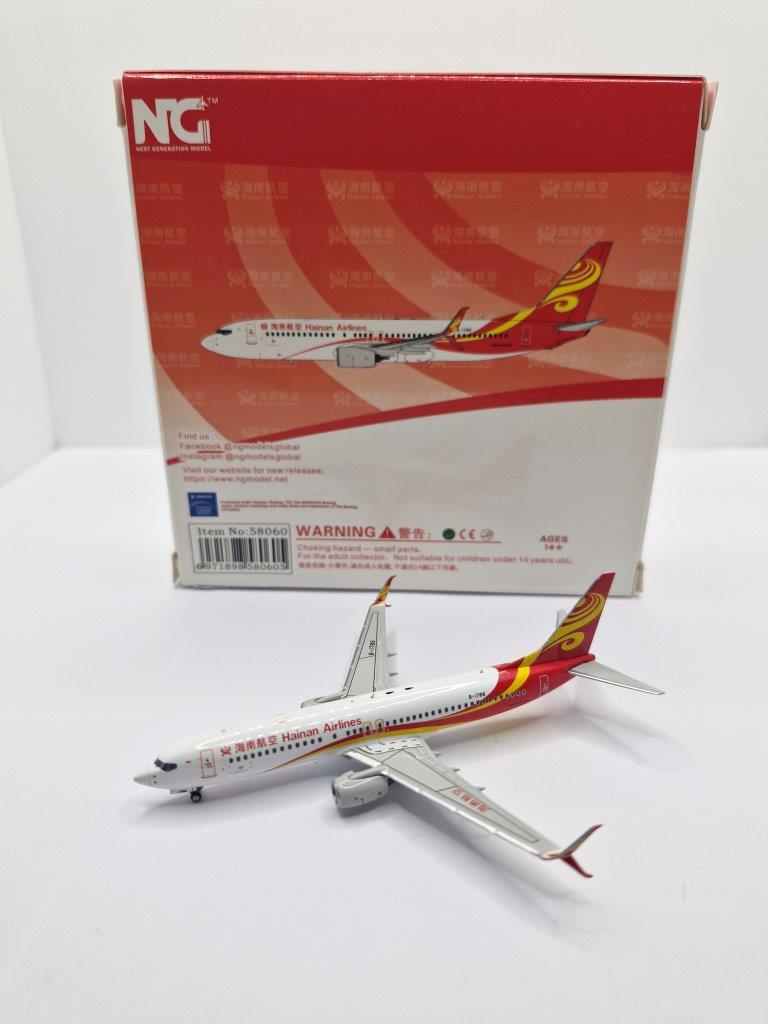 NG Models 1:400 Hainan Airlines B-1786 Boeing 737-800SW - Image 3