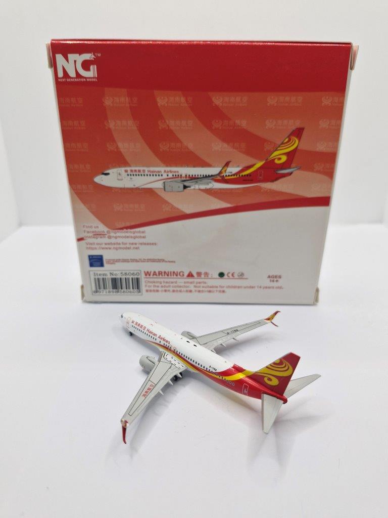 NG Models 1:400 Hainan Airlines B-1786 Boeing 737-800SW - Image 4