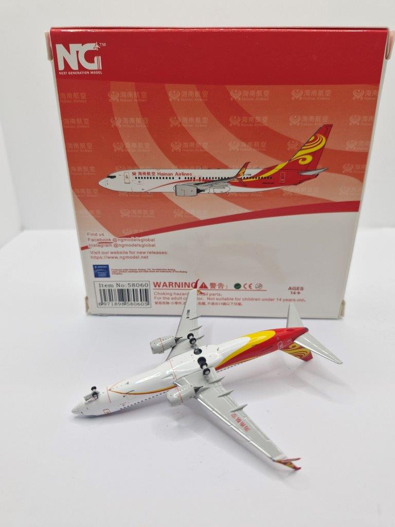 NG Models 1:400 Hainan Airlines B-1786 Boeing 737-800SW - Image 5
