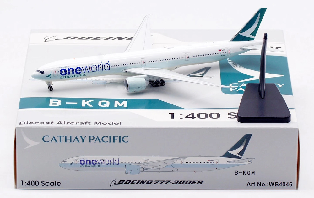 Aviation 400 1:400 Cathay Pacific Airways B-KQM Boeing 777-300