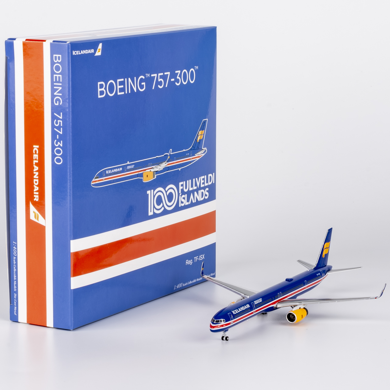 NG Models 1:400 Icelandair TF-ISX Boeing 757-300W - Bedfordshire
