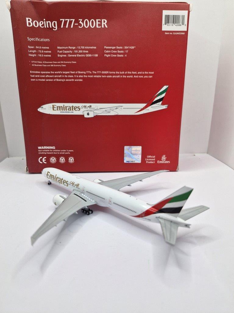 Gemini Jets 1:400 Emirates Airlines A6-END Boeing 777-300
