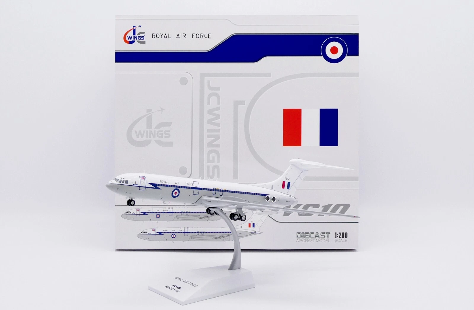 JC Wings 1:200 Royal Air Force XV107 Vickers VC-10 C1K