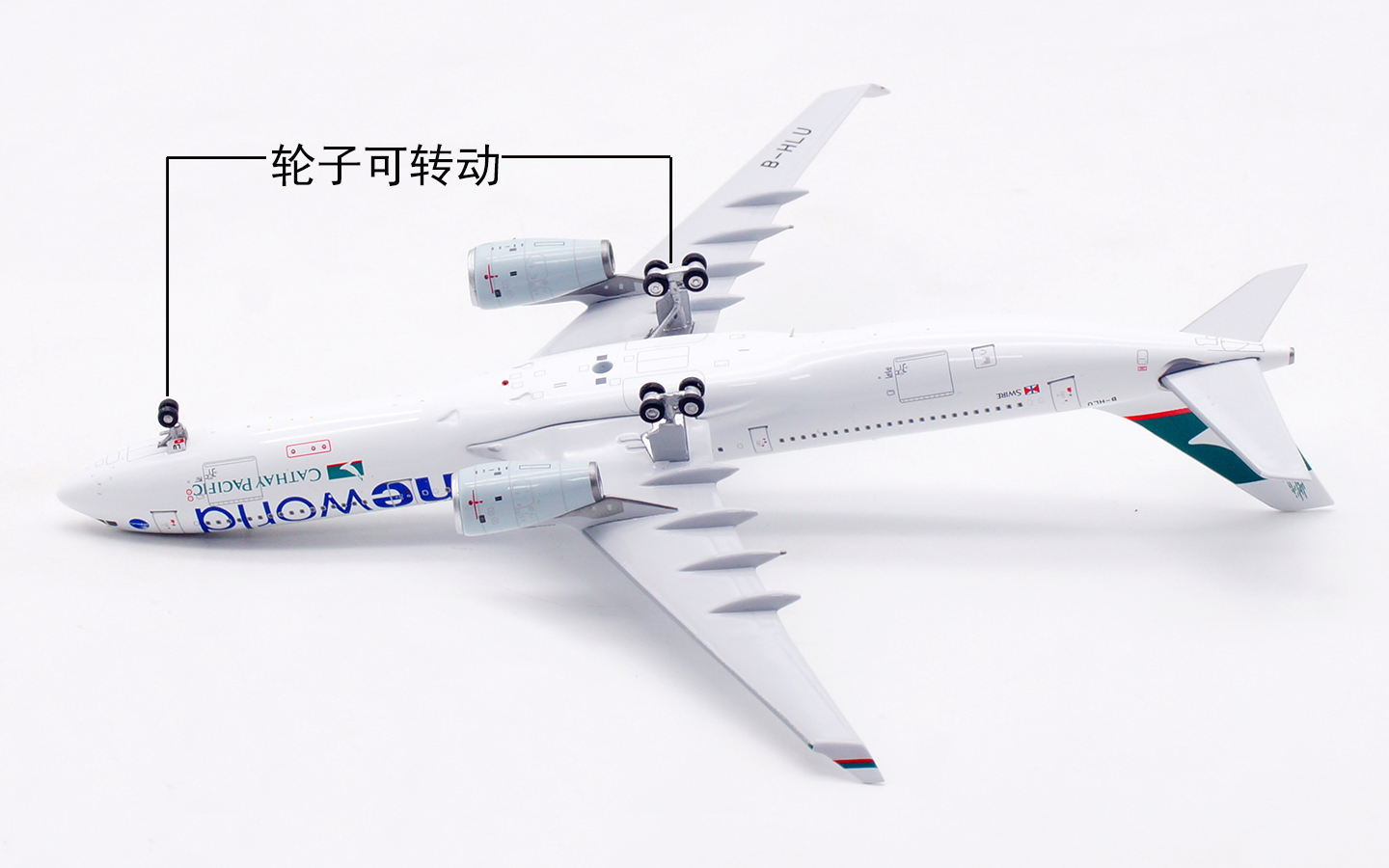 Aviation 400 1:400 Cathay Pacific Airways B-HLU Airbus A330-300 - Image 6