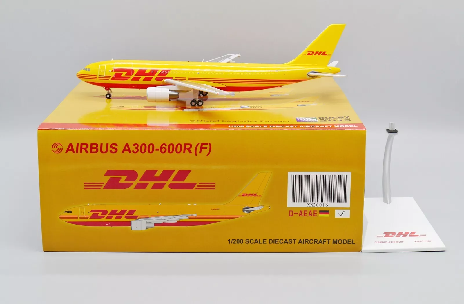 JC Wings 1:200 DHL D-AEAE Airbus A300-600F