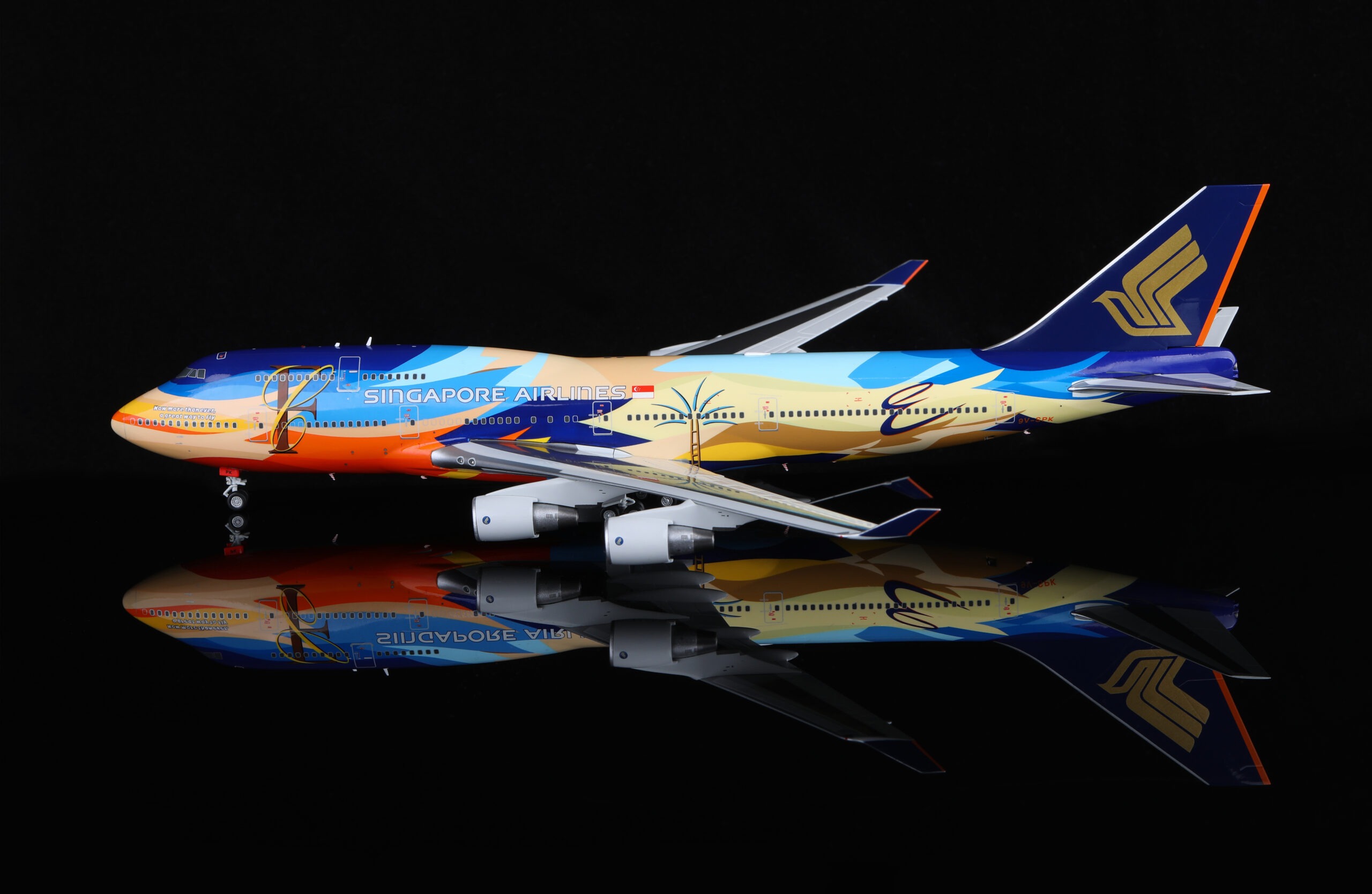 SQ Wings 1:200 Singapore Airlines 9V-SPK Boeing 747-400 - Image 3