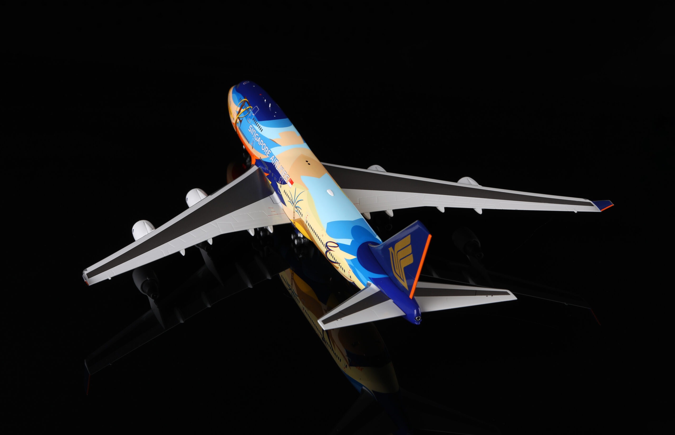 SQ Wings 1:200 Singapore Airlines 9V-SPK Boeing 747-400 - Image 7