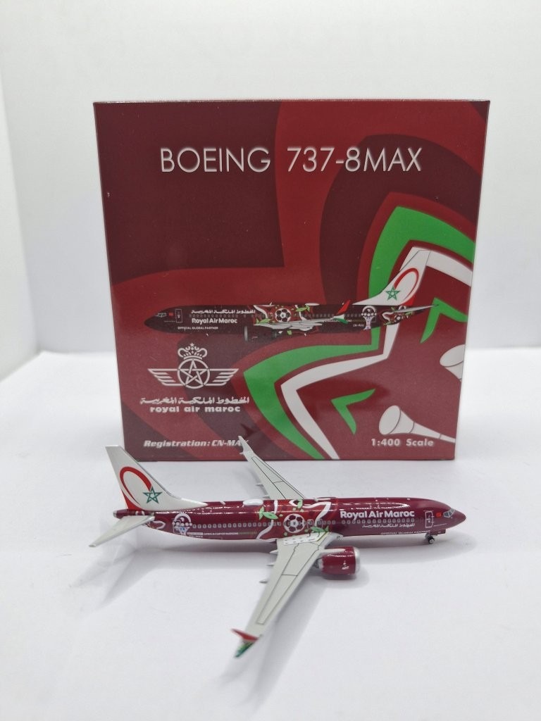 Phoenix 1:400 RAM Royal Air Maroc CN-MAX Boeing 737-MAX 8 - Image 2