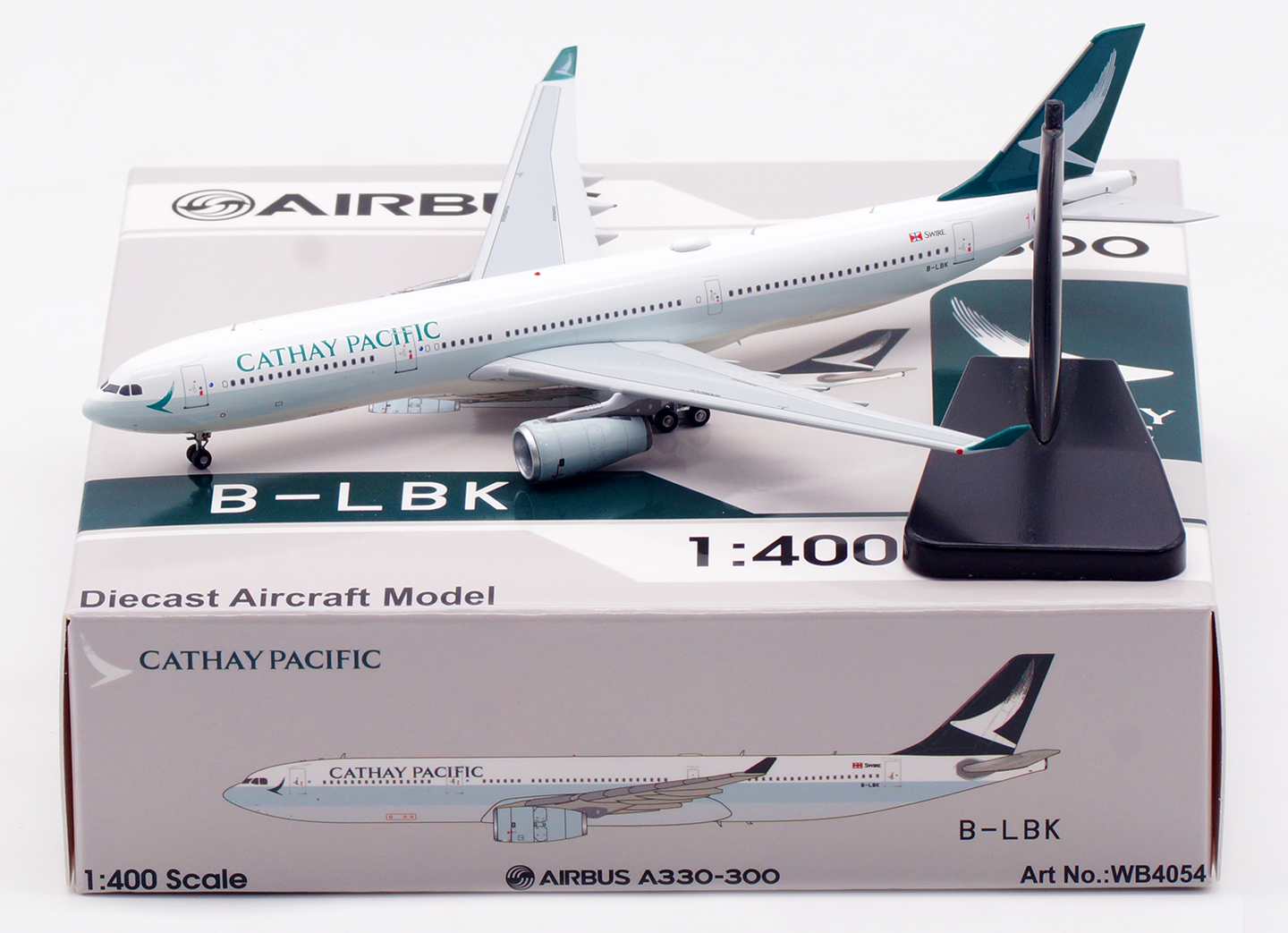 Aviation 400 1:400 Cathay Pacific Airways B-LBK Airbus A330-300