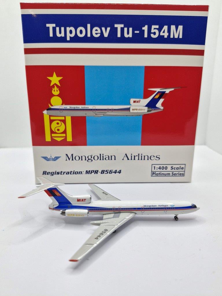 Phoenix 1:400 MIAT Mongolian Airlines MPR-85644 Tupolev TU-154 - Image 2