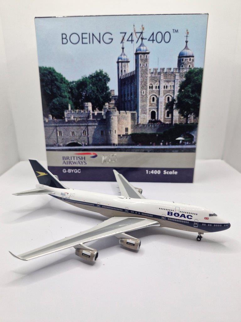 Phoenix 1:400 British Airways G-BYGC Boeing 747-400 - Bedfordshire