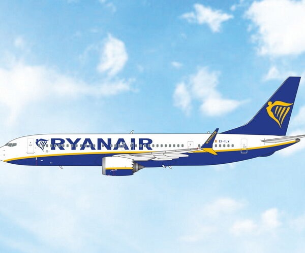 Phoenix 1:400 Ryanair EI-ILV Boeing 737-MAX 8 *** PRE-ORDER - DUE JUNE / JULY 2026 ***