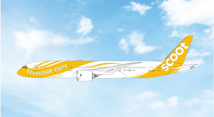 Phoenix 1:400 Scoot 9V-OJB Boeing 787-9 *** PRE-ORDER - DUE JUNE / JULY 2026 ***
