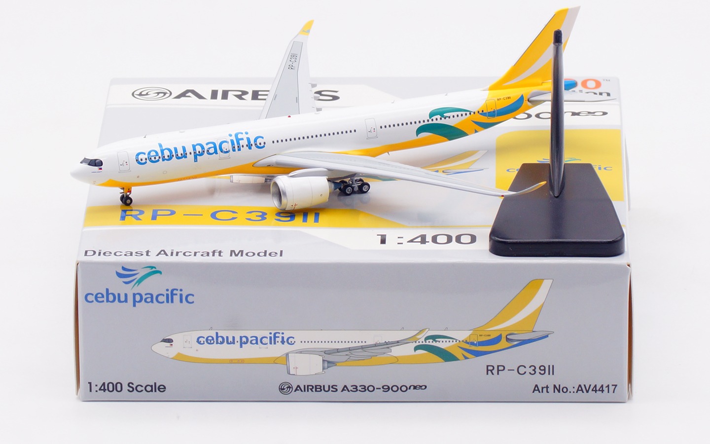 Aviation 400 1:400 Cebu Pacific RP-C3911 Airbus A330-900