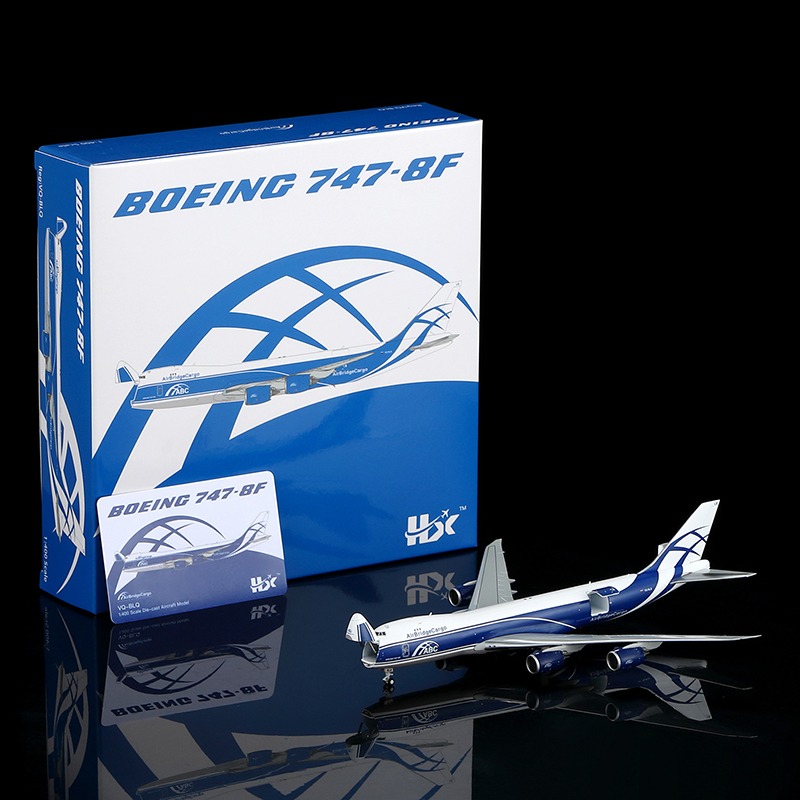 HX Models 1:400 Air Bridge Cargo VQ-BLQ Boeing 747-8F [INTERACTIVE