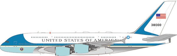 Aviation 400 1:400 United States Air Force 38000 Airbus A380-800 *** PRE-ORDER DUE DATE UNKNOWN ***