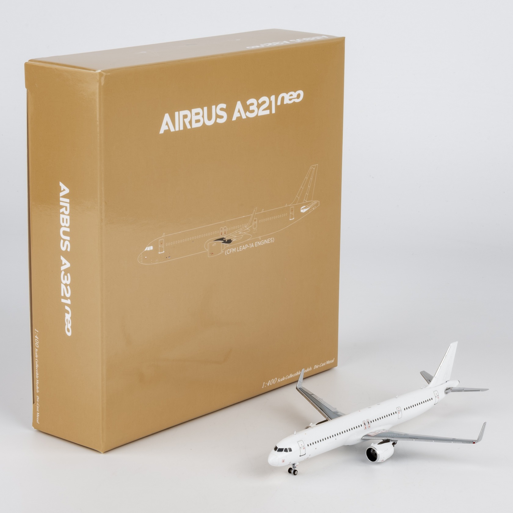 NG Models 1:400 Blank Model (no registration) Airbus A321-Neo (CFM)