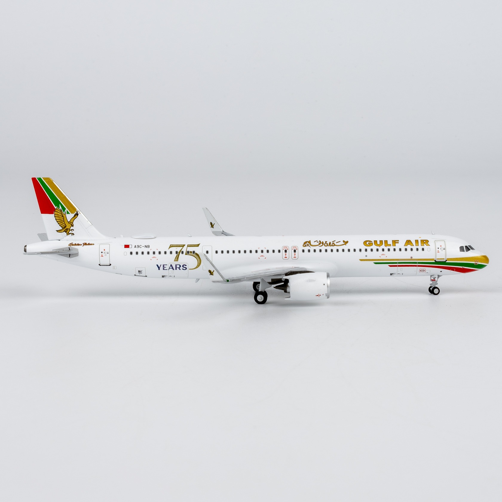 NG Models 1:400 Gulf Air A9C-NB Airbus A321-Neo - Image 6