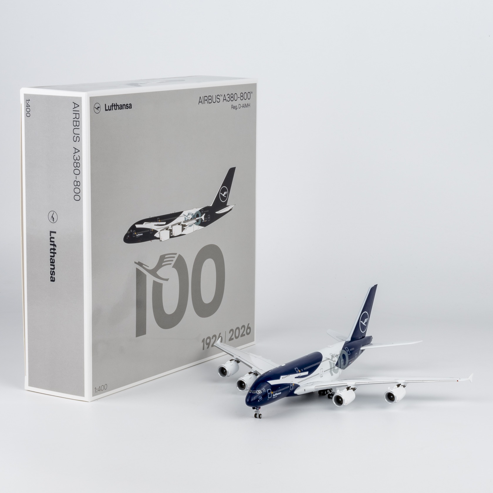 NG Models 1:400 Lufthansa D-AIMH Airbus A380-800 - Bedfordshire