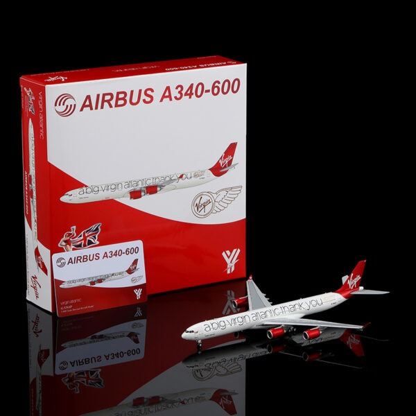 YY Wings 1:400 Virgin Atlantic Airways G-VNAP Airbus A340-600 [FLAPS DOWN]