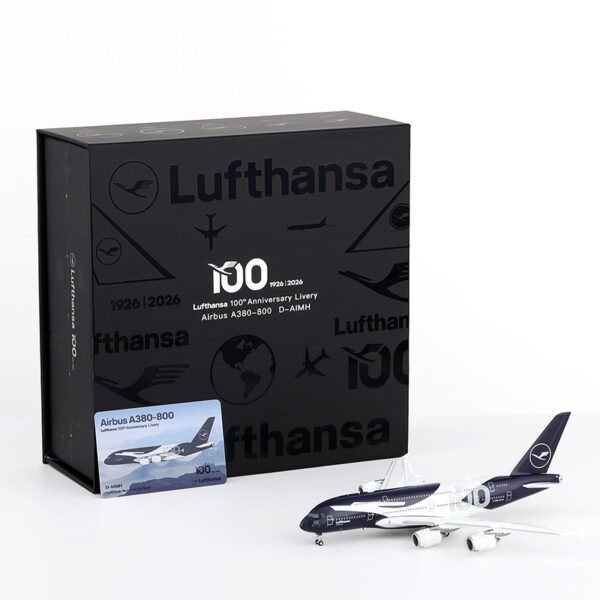 HX Models 1:400 Lufthansa D-AIMH Airbus A380-800 [FLAPS DOWN]