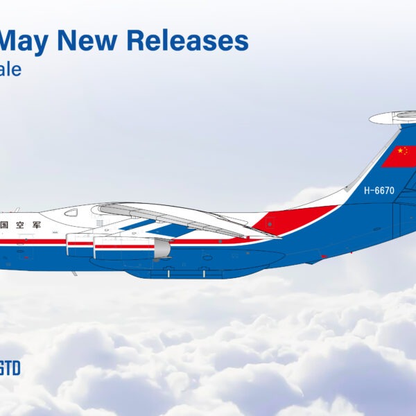SQ Wings 1:200 Chinese Air Force H-6670 Ilyushin IL-76 *** PRE-ORDER DUE JULY/AUGUST 2026 ***