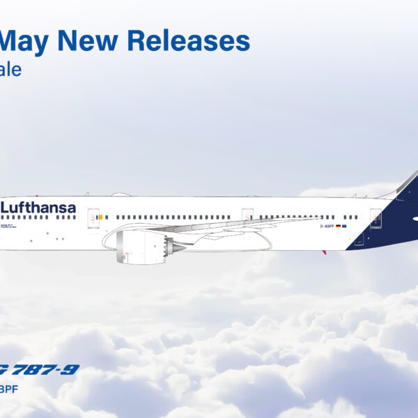 SQ Wings 1:200 Lufthansa D-ABPF Boeing 787-9  *** PRE-ORDER DUE JULY/AUGUST 2026 ***