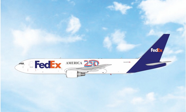 Phoenix 1:400 FedEx Federal Express N245FE Boeing 767-300F *** PRE-ORDER - DUE SEPTEMBER / OCTOBER 2026 ***