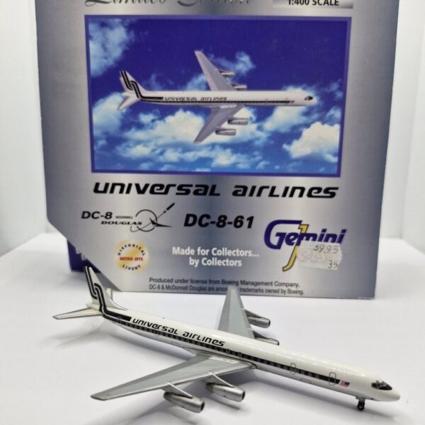 Gemini Jets 1:400 Universal Airlines N803U McDonnell Douglas DC-8-61