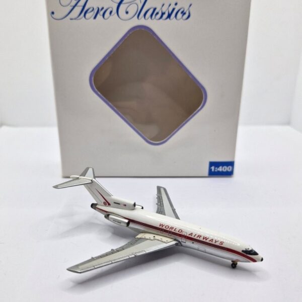 Aeroclassics 1:400 World Airways N692WA Boeing 727-100