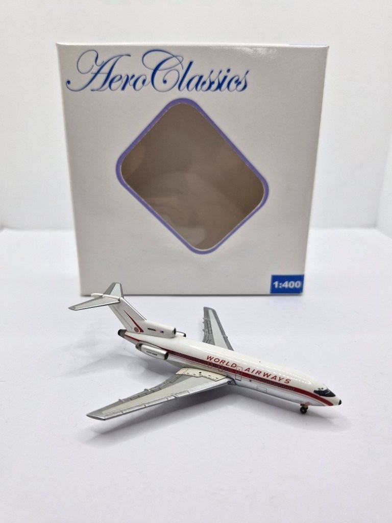 Aeroclassics 1:400 World Airways N692WA Boeing 727-100