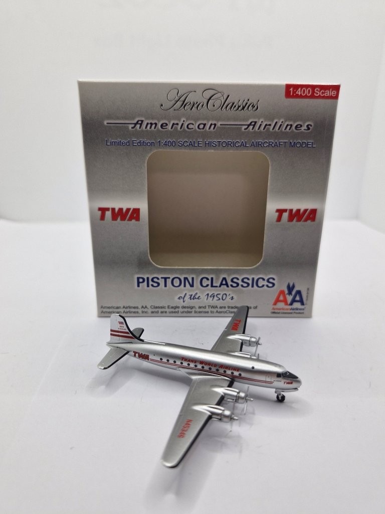 Aeroclassics 1:400 TWA Trans World Airlines N45346 Douglas DC-4