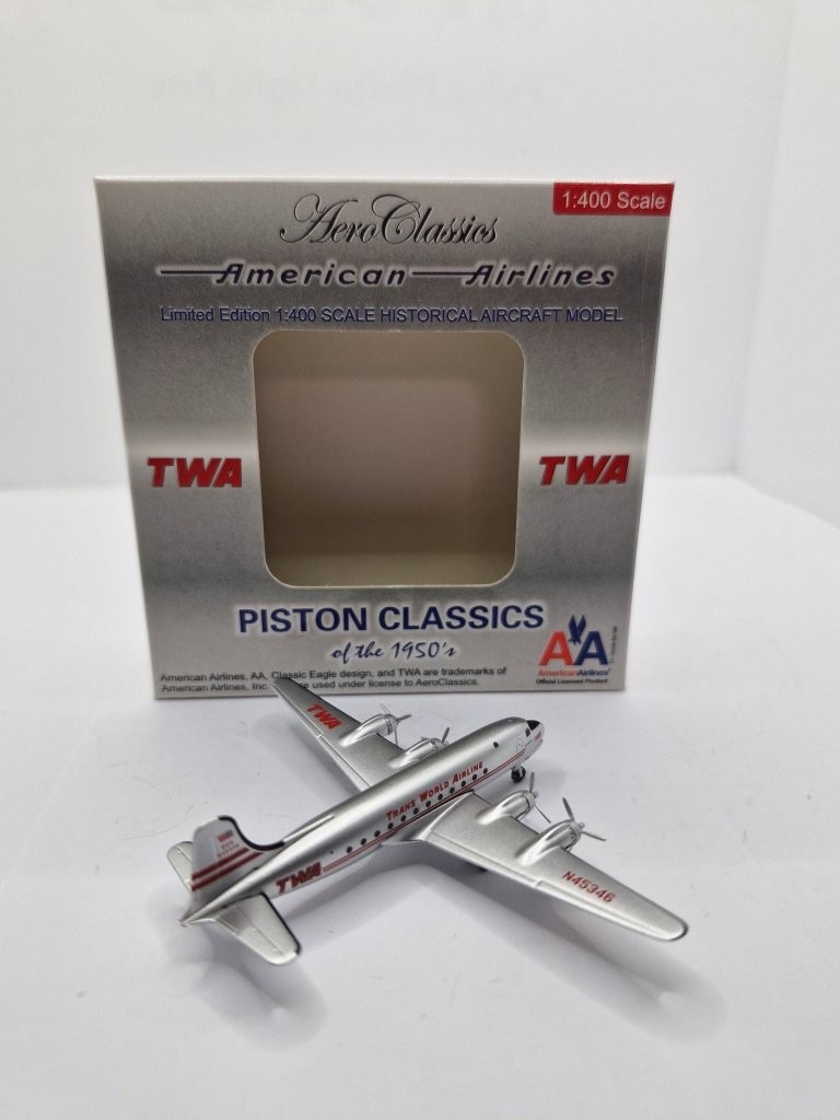 Aeroclassics 1:400 TWA Trans World Airlines N45346 Douglas DC-4 - Image 2