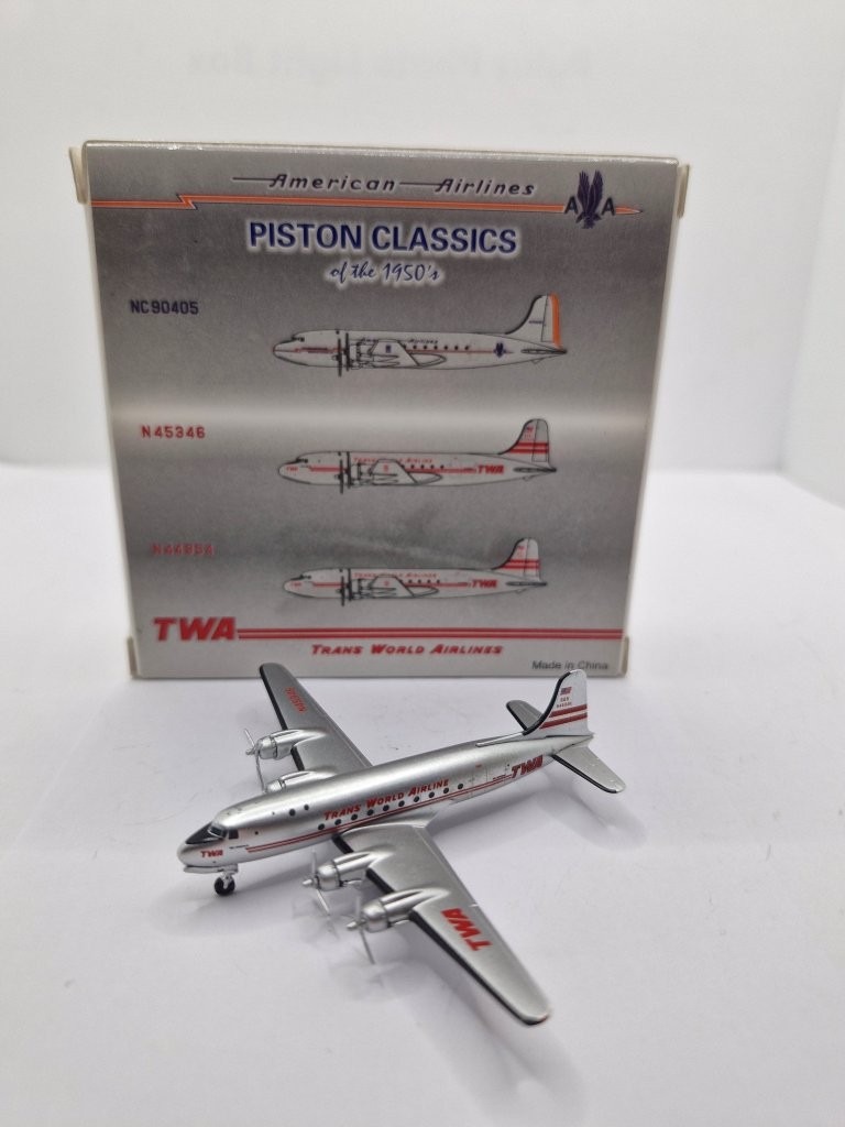 Aeroclassics 1:400 TWA Trans World Airlines N45346 Douglas DC-4 - Image 3