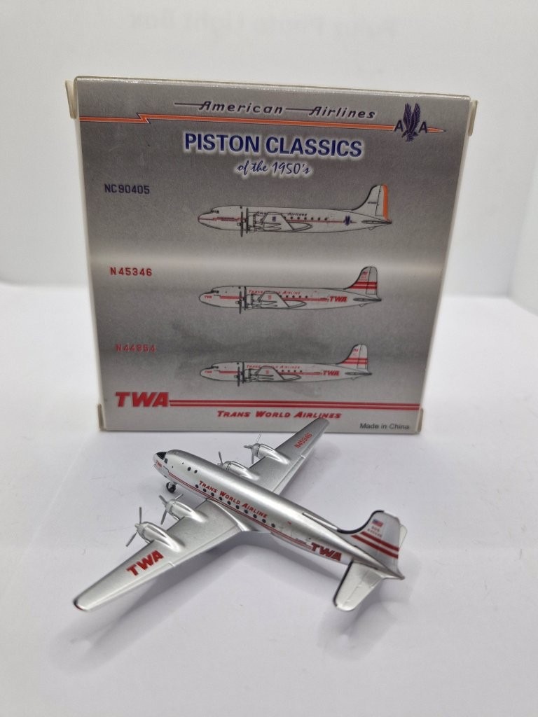 Aeroclassics 1:400 TWA Trans World Airlines N45346 Douglas DC-4 - Image 4