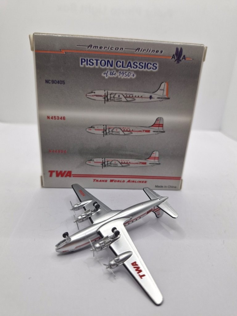 Aeroclassics 1:400 TWA Trans World Airlines N45346 Douglas DC-4 - Image 5