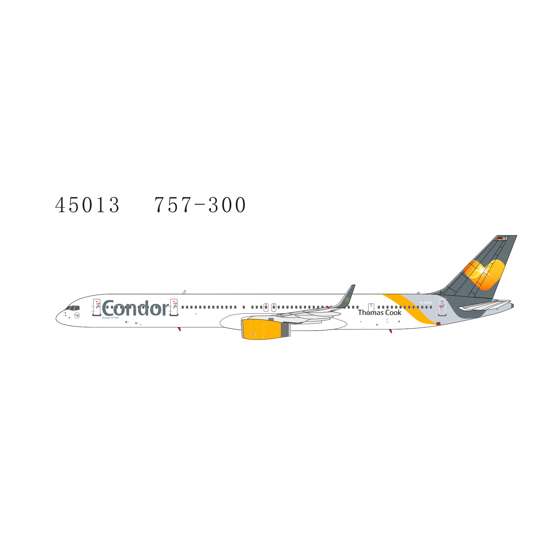 NG Models 1:400 Condor D-ABOR Boeing 757-300W *** PRE-ORDER DUE AUGUST/SEPTMBER 2026 ***