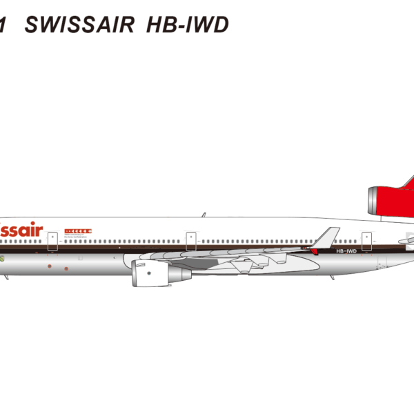 Panda Models 1:400 Swissair HB-IWD McDonnell Douglas MD-11 *** PRE-ORDER DUE DATE UNKNOWN ***